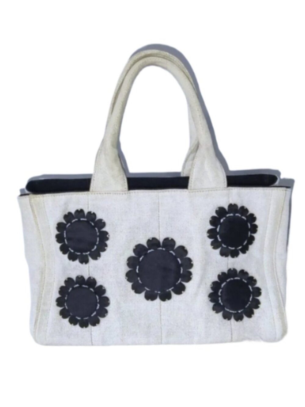 Prada Canapa sunburst large EUC COA